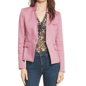 VERONICA BEARD Orchid Chambray Upcollar Jacket size 0